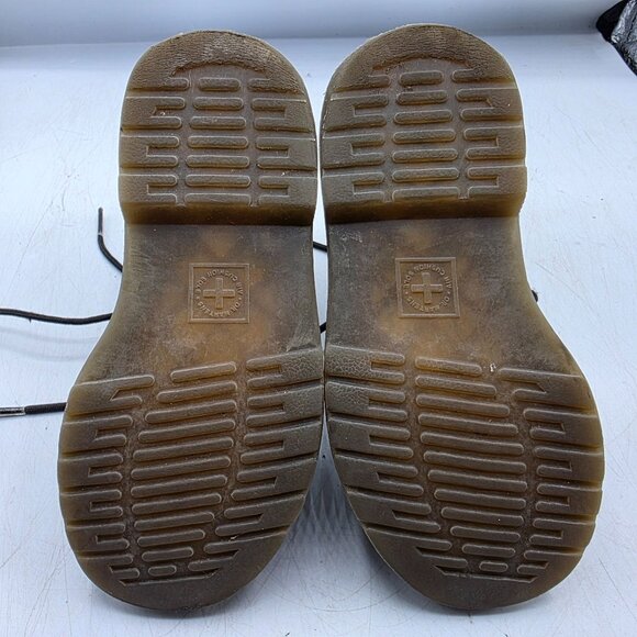 Dr. Martens Brooklee Girls Size 9 Black Floral Boots Flowers School Walking - Picture 8 of 12